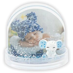 ZEP plastová fotokoule baby blue 6,5x6,2 cm