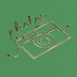 ZEP RQ4640V Spirálové album Oliver zelené 10x15 cm