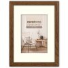 ZEP Dřevěný obrazový rám Malmo Brown 30x30 cm s paspartou 20x20 cm