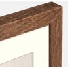 ZEP Dřevěný obrazový rám Malmo Brown 30x30 cm s paspartou 20x20 cm