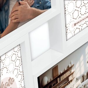 ZEP MDF rám Bari White pro 4 fotografie 10x15 cm