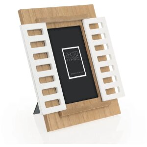 ZEP Dřevěný obrazový rám Procida Brown 10x15 cm s okenicemi