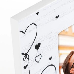 ZEP Dřevěný rámeček na obrázky Gianna Black 10x15 cm