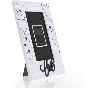 ZEP Dřevěný rámeček na obrázky Gianna Black 10x15 cm