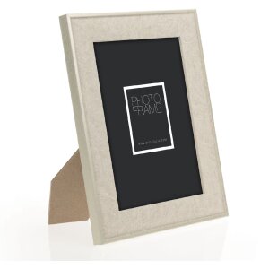 ZEP obrazový rám Colmar Grey 15x20 cm polystyrenový vzhled dřeva se stojanem