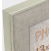 ZEP obrazový rám Colmar Grey 15x20 cm polystyrenový vzhled dřeva se stojanem
