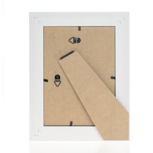 Rámeček na obrazy ZEP Colmar Brown 13x18 cm dřevěný vzhled stojanu z pravého skla