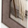 Rámeček na obrazy ZEP Colmar Brown 13x18 cm dřevěný vzhled stojanu z pravého skla