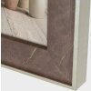 Rámeček na obrazy ZEP Colmar Brown 13x18 cm dřevěný vzhled stojanu z pravého skla
