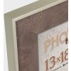 Rámeček na obrazy ZEP Colmar Brown 13x18 cm dřevěný vzhled stojanu z pravého skla