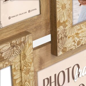 ZEP Gallery Frame Arezzo Wood Brown pro 3 fotografie 10x15 cm 1 fotografie 15x20 cm