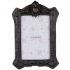 Clayre & Eef Fotorámeček 2F1216 Baroque Picture Frame Black Gold 10x15 cm