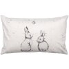 Clayre & Eef Povlak na polštář BNS36-1 30x50 cm Country Style Beige Grey Bunny