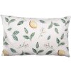 Clayre & Eef LEL36 povlak na polštář 30x50 cm béžový žlutý venkovský styl Polyester
