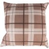 Clayre & Eef NWV20-1 Povlak na polštář 45x45 cm Béžová Hnědá Venkovský styl