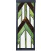 LumiLamp 5LL-6361 Tiffany nástěnné svítidlo béžovo-zelené 14x16x40 cm E27 sklo kovové