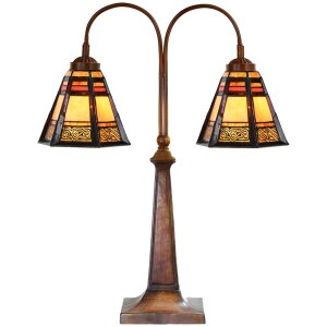 LumiLamp 5LL-6366 Stolní lampa Tiffany z...