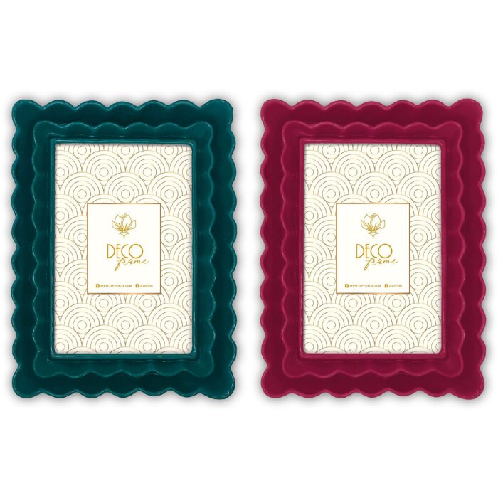 ZEP Rámeček na obraz Deco Red/Green Baroque Design 10x15 cm 13x18 cm 15x20 cm