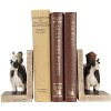 Clayre & Eef Sada zarážek na knihy Cows Country Style Brown Black 2-dílná Polyresin