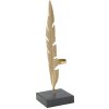 Mauro Ferretti dekorativní plastika Leaf Glam Gold Black 10x10x34 cm