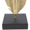 Mauro Ferretti dekorativní plastika Leaf Glam Gold Black 10x10x34 cm