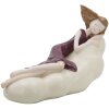 Mauro Ferretti dekorativní figurka Dolly na obláčku 25x11x16 cm tmavě červená