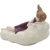 Mauro Ferretti dekorativní figurka Dolly na obláčku 25x11x16 cm tmavě červená