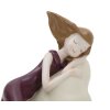 Mauro Ferretti dekorativní figurka Dolly na obláčku 25x11x16 cm tmavě červená