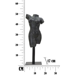 Mauro Ferretti Sculpture Museum Žena 19x17x50 cm černá