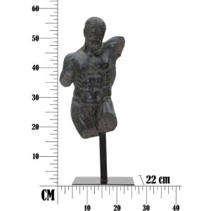 Mauro Ferretti Sculpture Museum Muž 26x22x57,5 cm černý