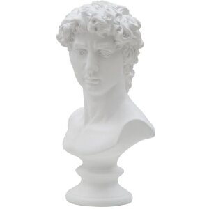 Mauro Ferretti socha Roman 21,5x14,5x34 cm bílá