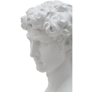 Mauro Ferretti socha Roman 21,5x14,5x34 cm bílá