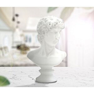Mauro Ferretti socha Roman 21,5x14,5x34 cm bílá