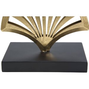 Mauro Ferretti socha Triple Leaf 23,5x10x44 cm zlatá-černá