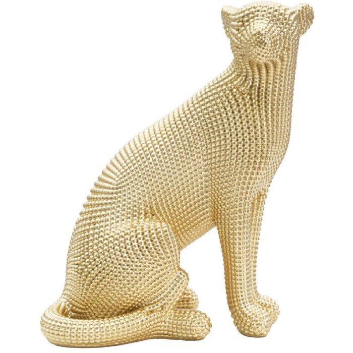 Mauro Ferretti socha leopard 23x15,5x29 cm zlatá