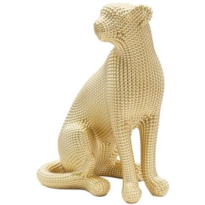 Mauro Ferretti socha leopard 23x15,5x29 cm zlatá