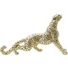 Mauro Ferretti leopardí figurka 33x7,7x19,5 cm zlatá černá