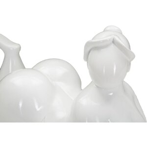 Mauro Ferretti Woman Yoga Relax socha 32x12,5x16 cm bílá