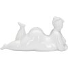 Mauro Ferretti Woman Yoga Relax socha 32x12,5x16 cm bílá