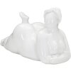 Mauro Ferretti Woman Yoga Relax socha 32x12,5x16 cm bílá