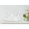Mauro Ferretti Woman Yoga Relax socha 32x12,5x16 cm bílá