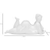 Mauro Ferretti Woman Yoga Relax socha 32x12,5x16 cm bílá