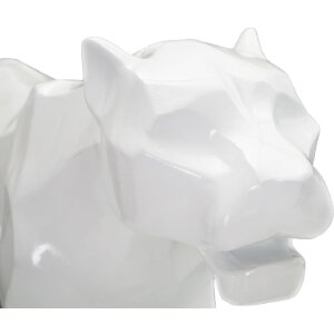 Mauro Ferretti panther socha bílá 70x18x32,5 cm