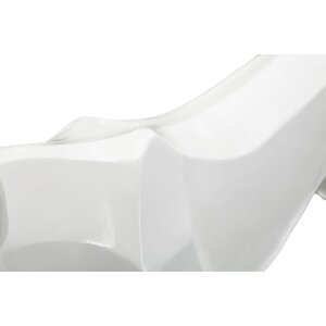 Mauro Ferretti panther socha bílá 70x18x32,5 cm
