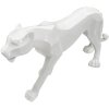 Mauro Ferretti panther socha bílá 70x18x32,5 cm