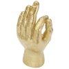 Mauro Ferretti ruční plastika Ok Hand 10x7x22,5 cm zlatá