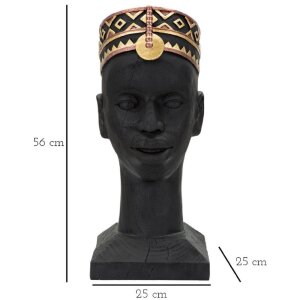 Mauro Ferretti Busta Massai Man 25x25x56 cm černá