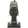 Mauro Ferretti Bust Massai Woman Cup 21,5x27,5x45 cm černá