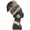 Mauro Ferretti Bust Massai Woman Cup 21,5x27,5x45 cm černá