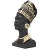 Mauro Ferretti Bust Massai Woman Cup 21,5x27,5x45 cm černá